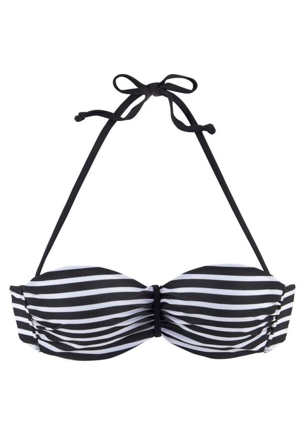 VENICE BEACH VENICE BEACH Bikini gornji dio  crna / bijela