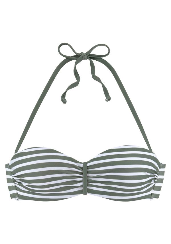 VENICE BEACH VENICE BEACH Bikini gornji dio  kaki / bijela