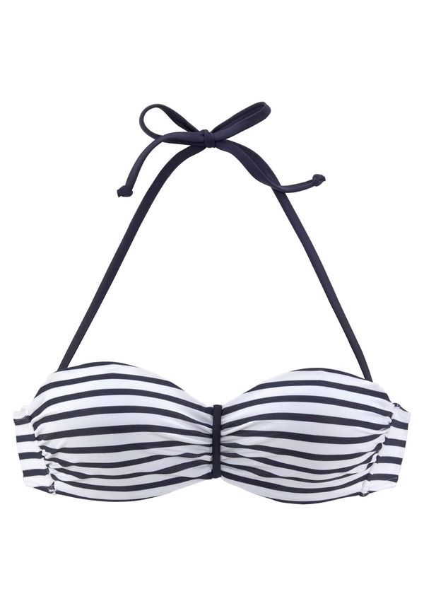 VENICE BEACH VENICE BEACH Bikini gornji dio  mornarsko plava / bijela