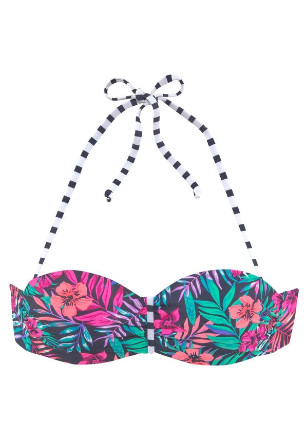 VENICE BEACH VENICE BEACH Bikini gornji dio  noćno plava / zelena / ljubičasta / roza