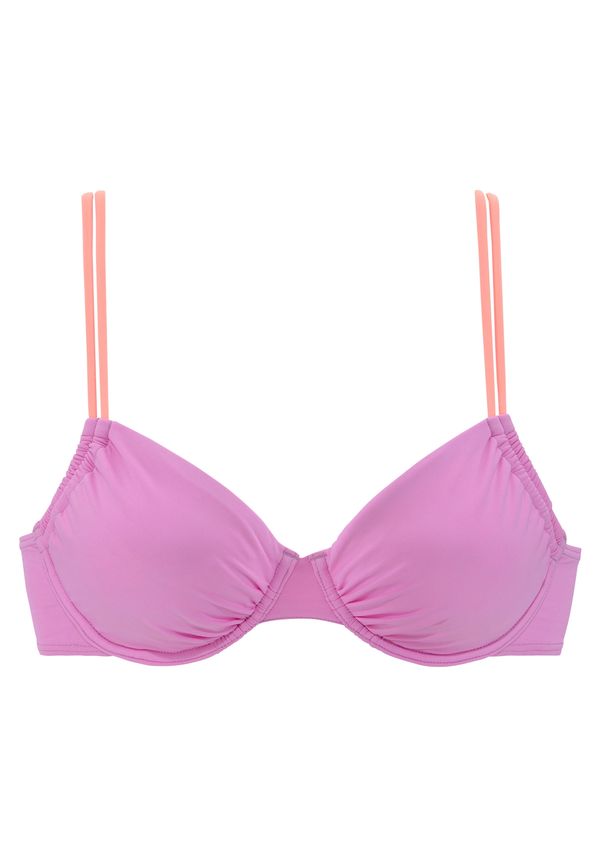 VENICE BEACH VENICE BEACH Bikini gornji dio  orhideja bijela / narančasta