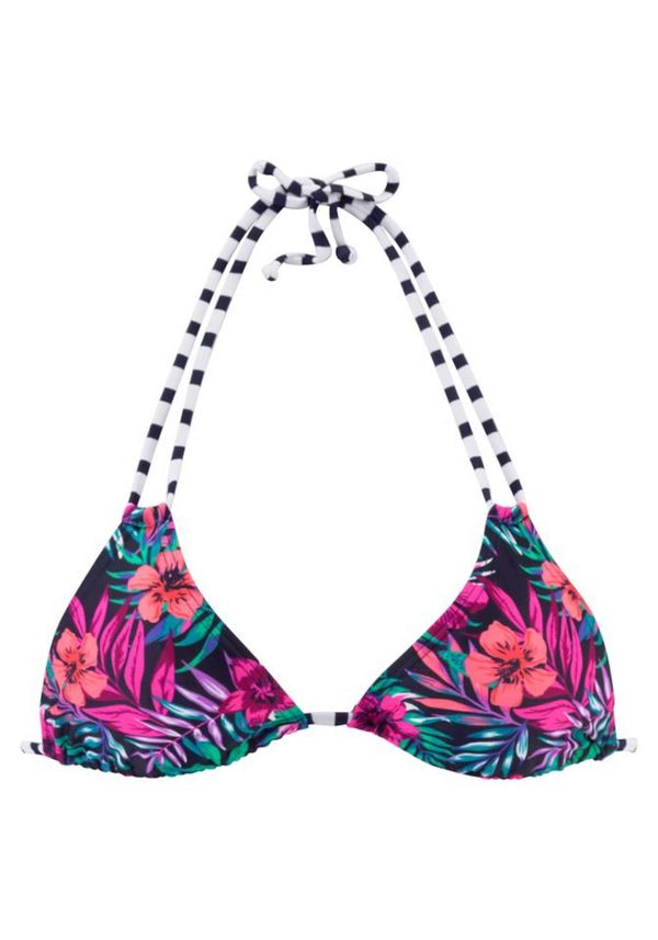 VENICE BEACH VENICE BEACH Bikini gornji dio 'Summer'  mornarsko plava / miks boja / roza
