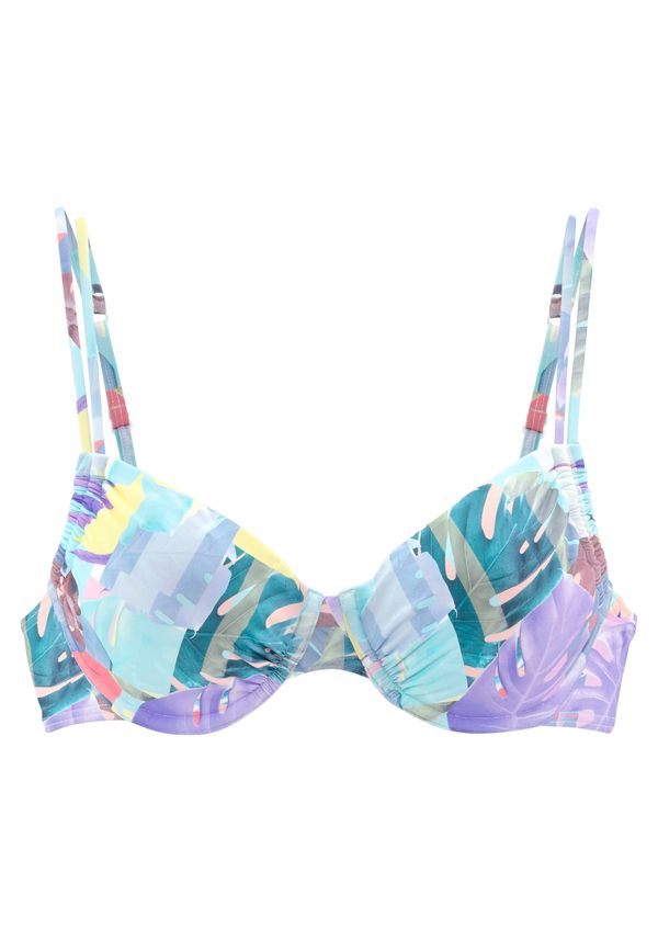 VENICE BEACH VENICE BEACH Bikini gornji dio  tirkiz / svijetloplava / žuta / pastelno ljubičasta