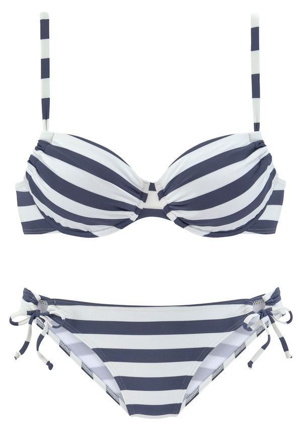 VENICE BEACH VENICE BEACH Bikini  mornarsko plava / bijela