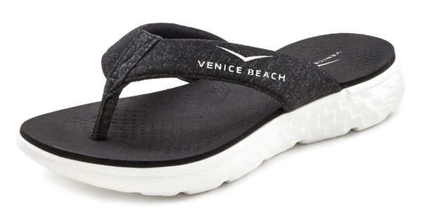 VENICE BEACH VENICE BEACH Japanke  crna melange / prljavo bijela