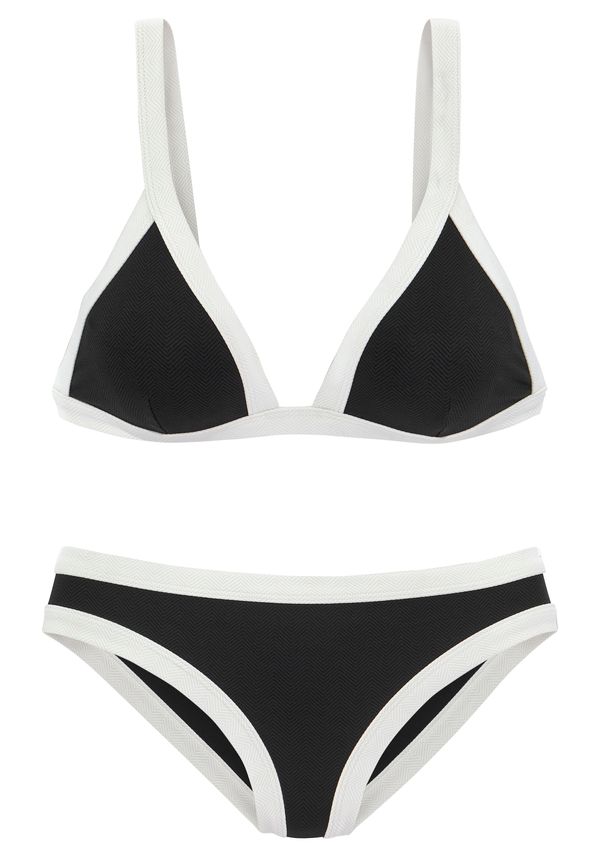 VENICE BEACH VENICE BEACH Sportski bikini  crna / bijela