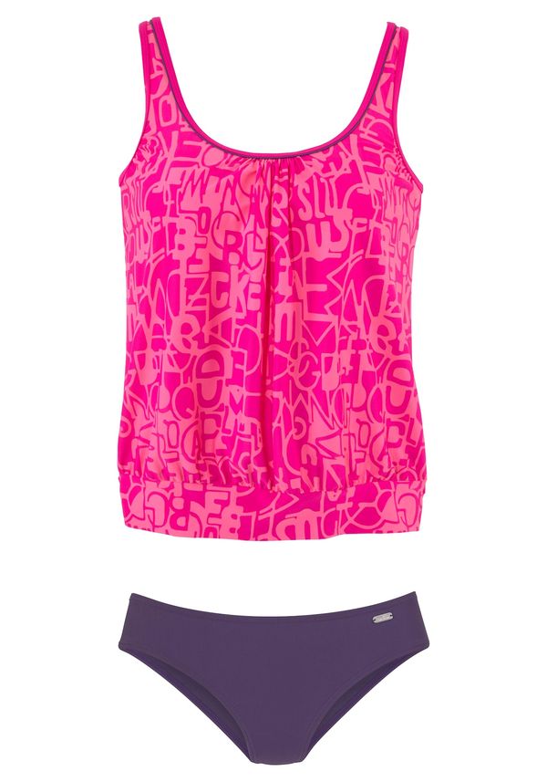 VENICE BEACH VENICE BEACH Tankini  ljubičasta / fuksija / svijetloroza