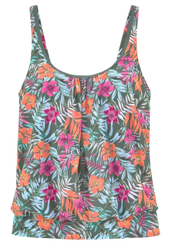 VENICE BEACH VENICE BEACH Tankini 'Summer'  akvamarin / kaki / narančasta / roza