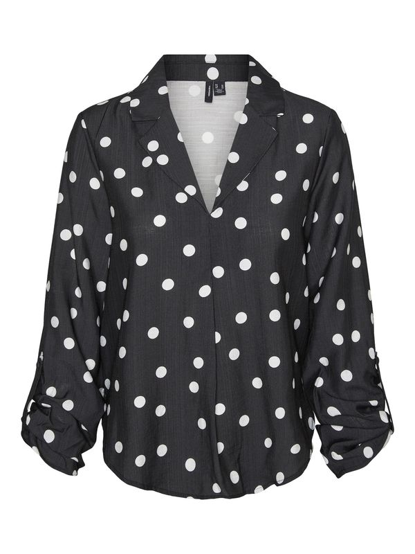 VERO MODA VERO MODA Bluza 'BECCA'  crna / bijela