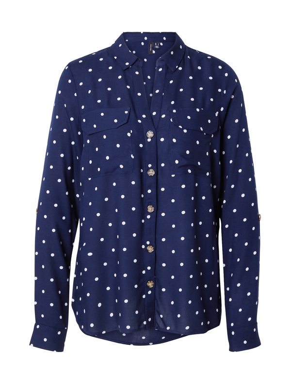 VERO MODA VERO MODA Bluza 'VMBumpy'  mornarsko plava / bijela