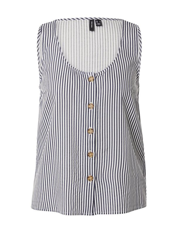 VERO MODA VERO MODA Bluza 'VMBUMPY'  mornarsko plava / bijela