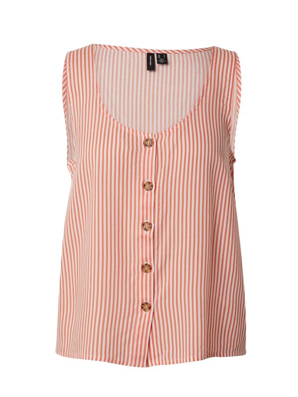 VERO MODA VERO MODA Bluza 'VMBUMPY'  svijetlocrvena / bijela