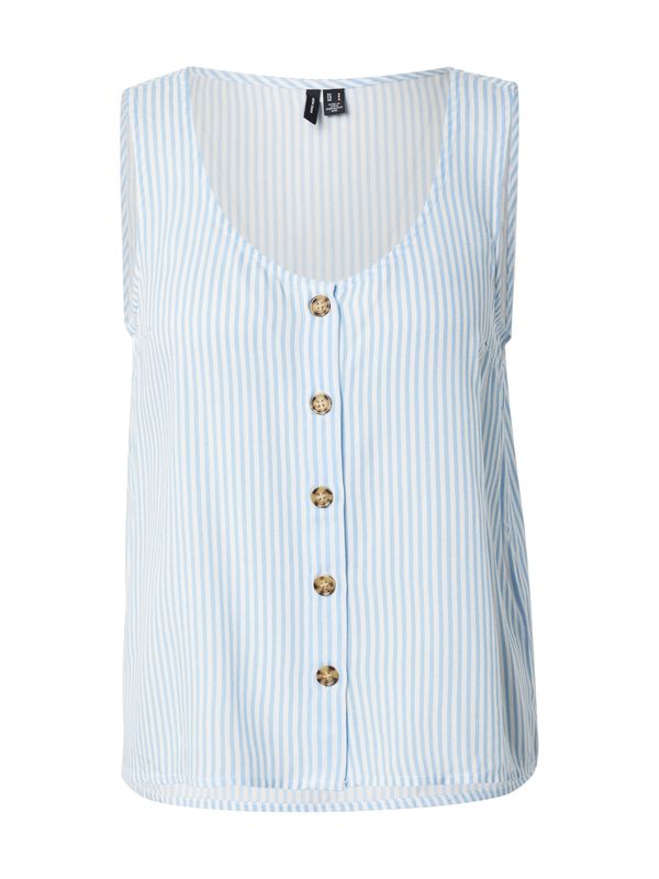 VERO MODA VERO MODA Bluza 'VMBUMPY'  svijetloplava / bijela