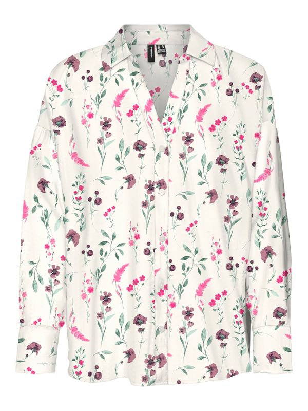 VERO MODA VERO MODA Bluza 'VMJOSIE'  svijetlobež / petrol / sivkasto ljubičasta (mauve) / svijetloroza