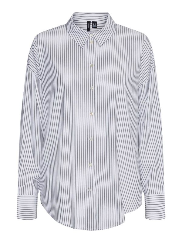 VERO MODA VERO MODA Bluza 'VMNORA'  tamo siva / bijela