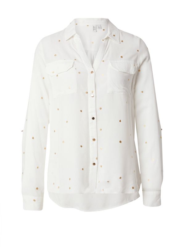 VERO MODA VERO MODA Bluza  zlatna / bijela