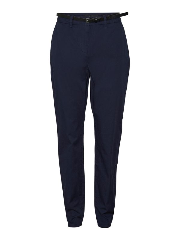 VERO MODA VERO MODA Chino hlače 'FLASHINO'  mornarsko plava / crna