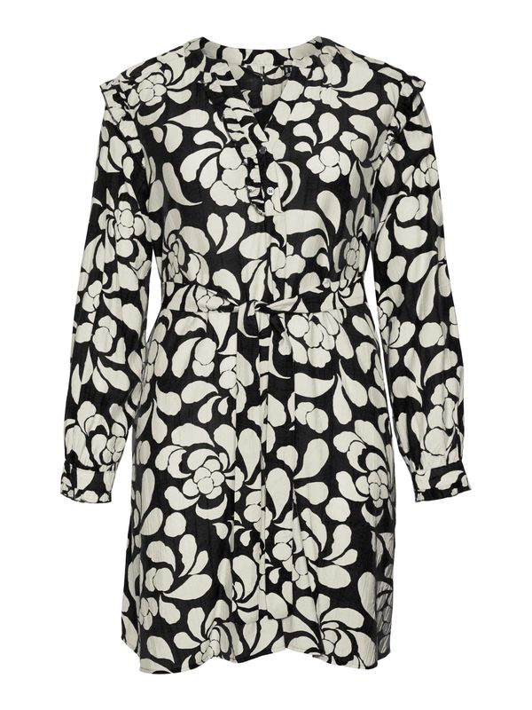 Vero Moda Curve Vero Moda Curve Haljina 'GAJA'  crna / bijela
