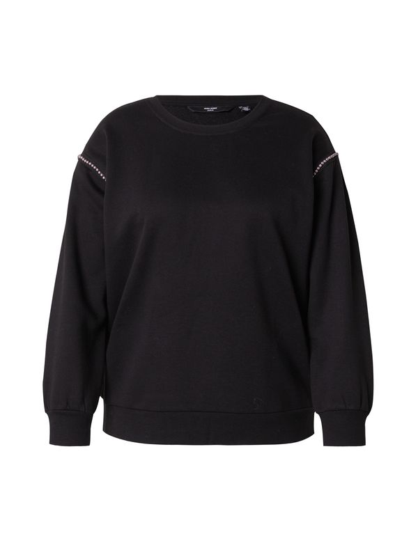Vero Moda Curve Vero Moda Curve Sweater majica 'VMCDAISY'  sivkasto ljubičasta (mauve) / crna
