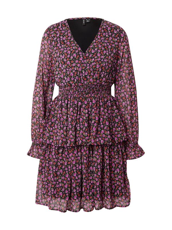 VERO MODA VERO MODA Haljina 'Holly'  maslinasta / roza / crna / bijela