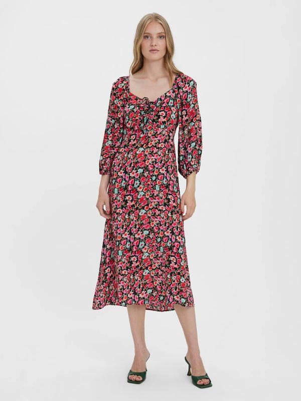 VERO MODA VERO MODA Haljina 'Klara'  azur / roza / crvena / crna