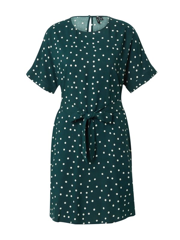 VERO MODA VERO MODA Haljina 'SOPHIA'  tamno zelena / bijela