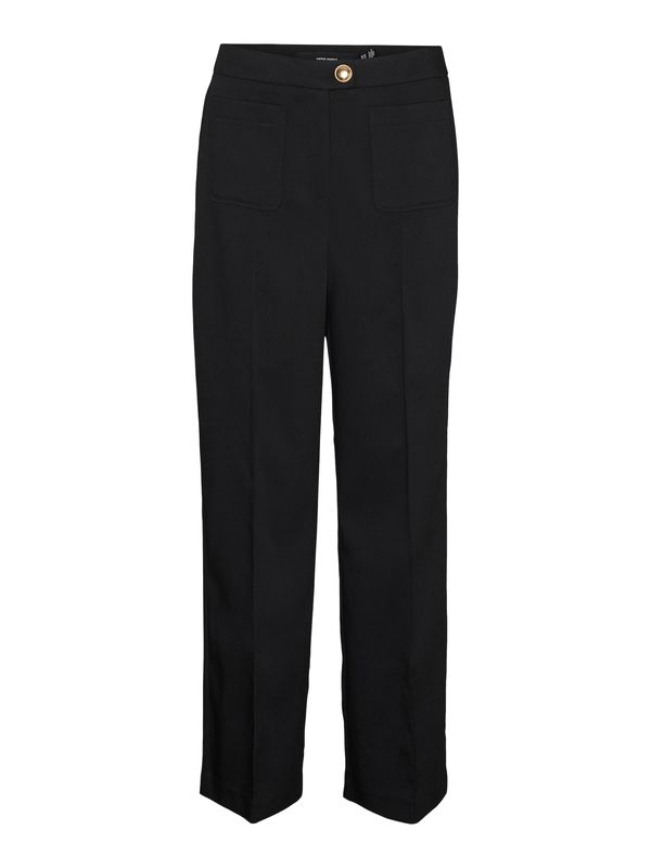 VERO MODA VERO MODA Hlače 'GECINA'  zlatna / crna