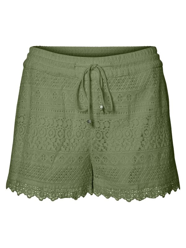 VERO MODA VERO MODA Hlače  kivi zelena