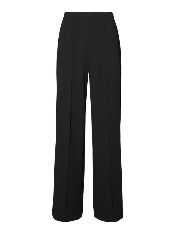 VERO MODA VERO MODA Hlače na crtu 'Becky'  crna