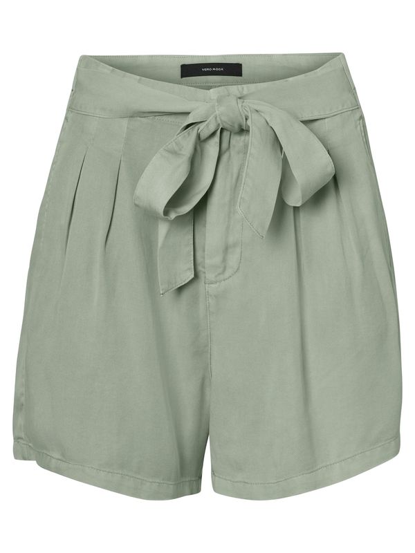 VERO MODA VERO MODA Hlače s naborima 'Mia'  pastelno zelena