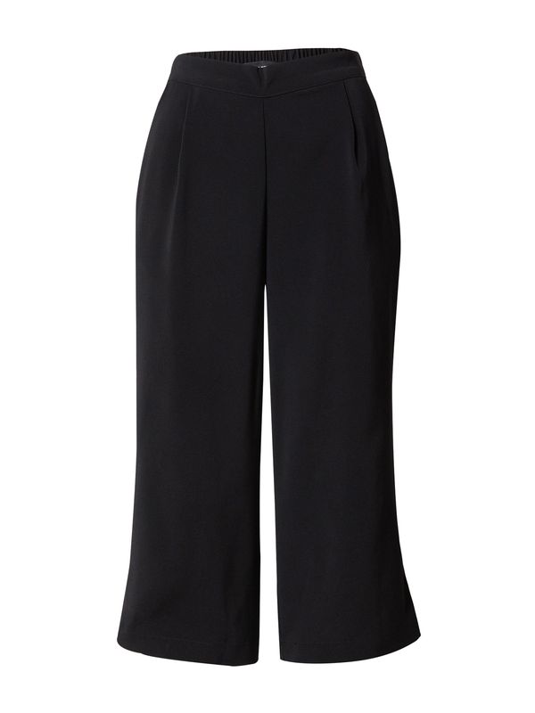 VERO MODA VERO MODA Hlače s naborima 'VMCulotte'  crna