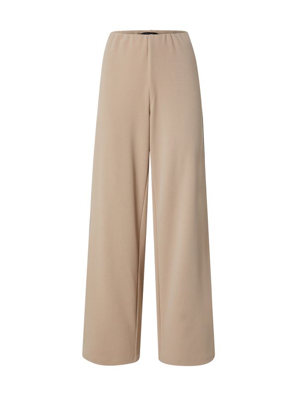 VERO MODA VERO MODA Hlače 'VMBERLIN'  boja devine dlake (camel) / crna / bijela