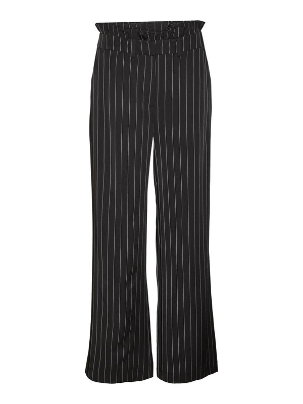VERO MODA VERO MODA Hlače 'VMWednesday'  crna / bijela