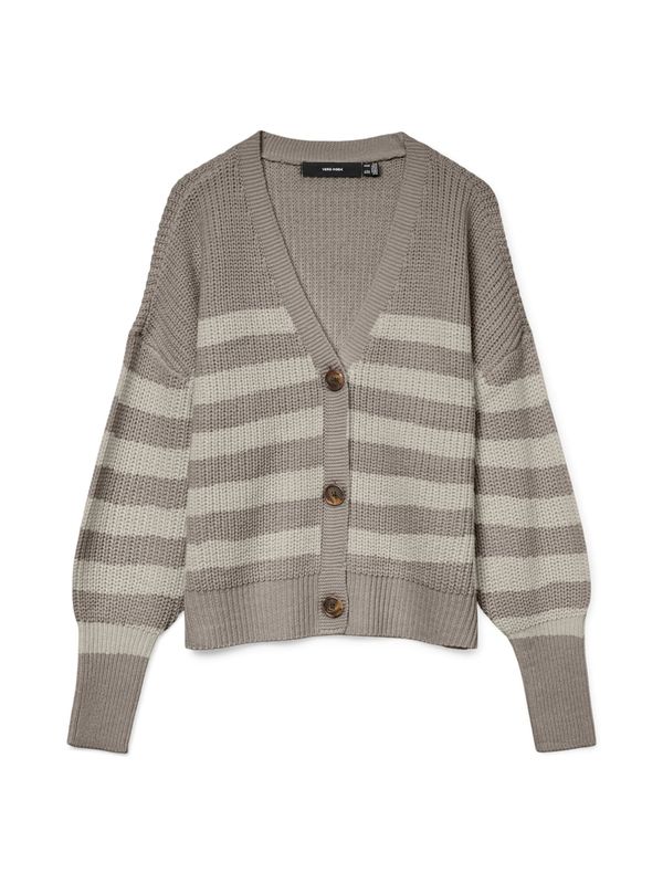 VERO MODA VERO MODA Kardigan 'VMLEA'  kameno siva / svijetlosiva
