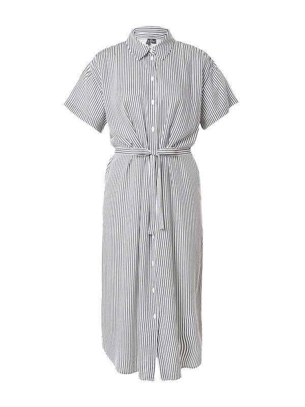 VERO MODA VERO MODA Košulja haljina 'Bumpy'  morsko plava / bijela