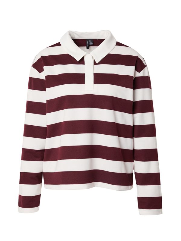 VERO MODA VERO MODA Majica 'VMPERNILLE'  boja vina / bijela