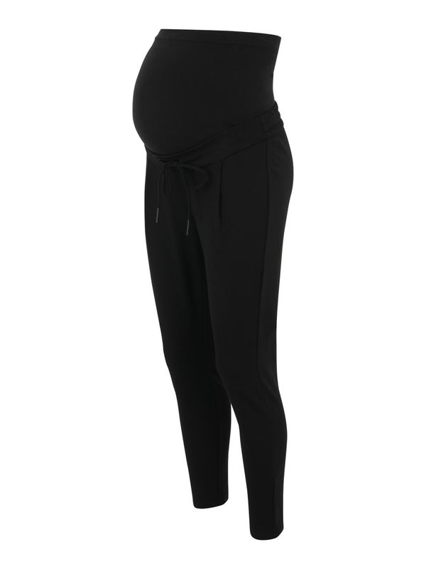 Vero Moda Maternity Vero Moda Maternity Hlače s naborima 'MEVA'  crna