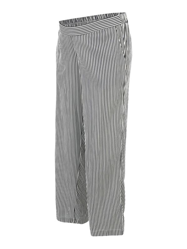 Vero Moda Maternity Vero Moda Maternity Hlače 'VMMBUMPY'  crna / bijela