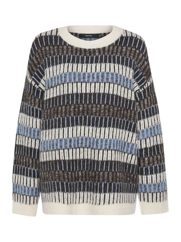 Vero Moda Petite Vero Moda Petite Pulover 'VMTIFFANY'  bež / svijetloplava / crna