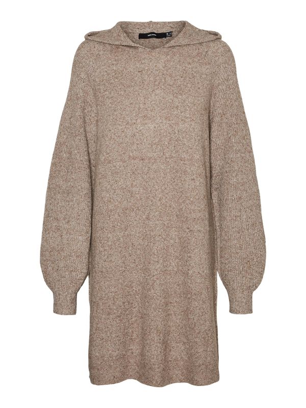 VERO MODA VERO MODA Pletena haljina 'DOFFY'  svijetlosmeđa
