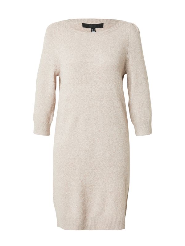 VERO MODA VERO MODA Pletena haljina 'VMDoffy'  svijetlosmeđa