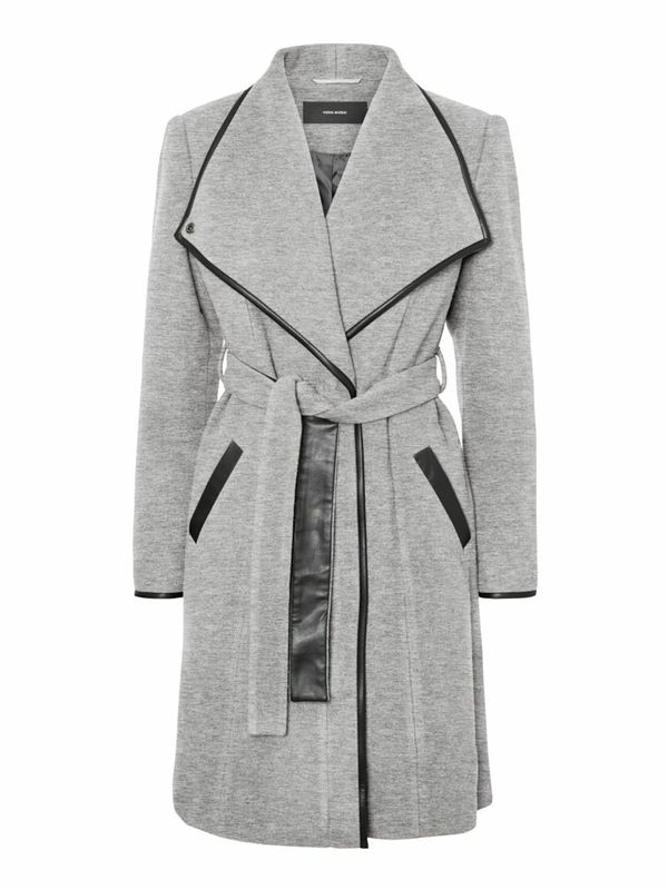 VERO MODA VERO MODA Prijelazni kaput  siva / crna
