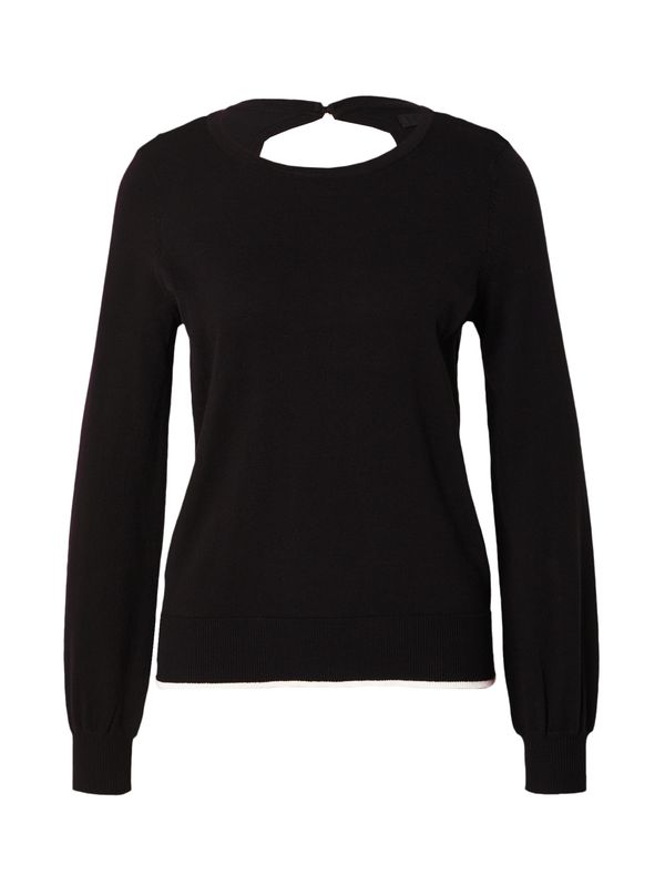 VERO MODA VERO MODA Pulover 'ALMA'  crna / prljavo bijela