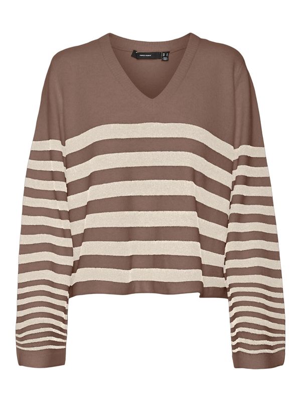 VERO MODA VERO MODA Pulover  bež / smeđa
