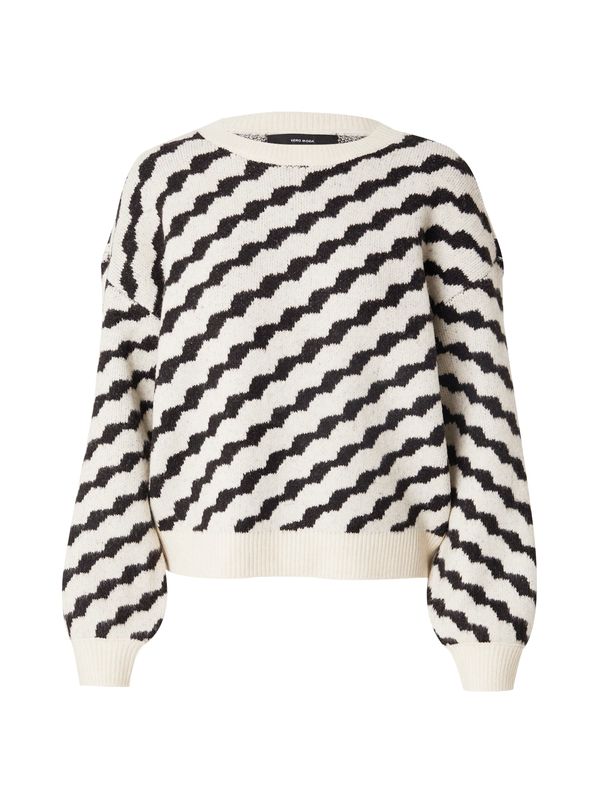 VERO MODA VERO MODA Pulover  boja pijeska / crna