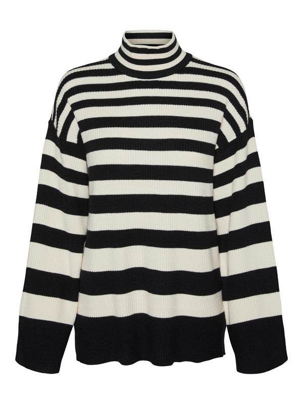 VERO MODA VERO MODA Pulover 'Hermosa'  boja pijeska / crna