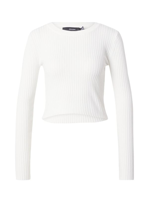 VERO MODA VERO MODA Pulover 'LUCKY'  ecru/prljavo bijela