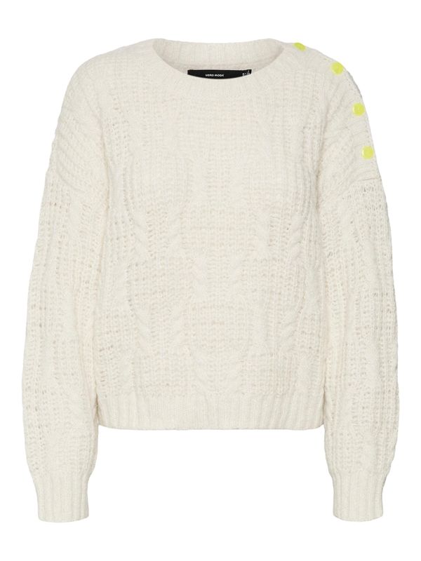 VERO MODA VERO MODA Pulover 'NOAH'  bež / žuta