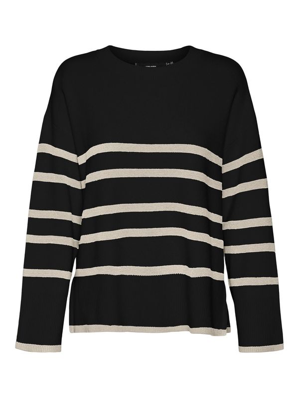 VERO MODA VERO MODA Pulover 'Saba'  boja pijeska / crna