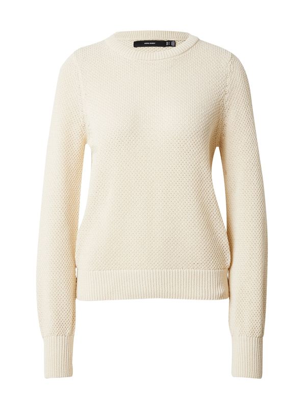 VERO MODA VERO MODA Pulover 'VMAMAZING'  ecru/prljavo bijela